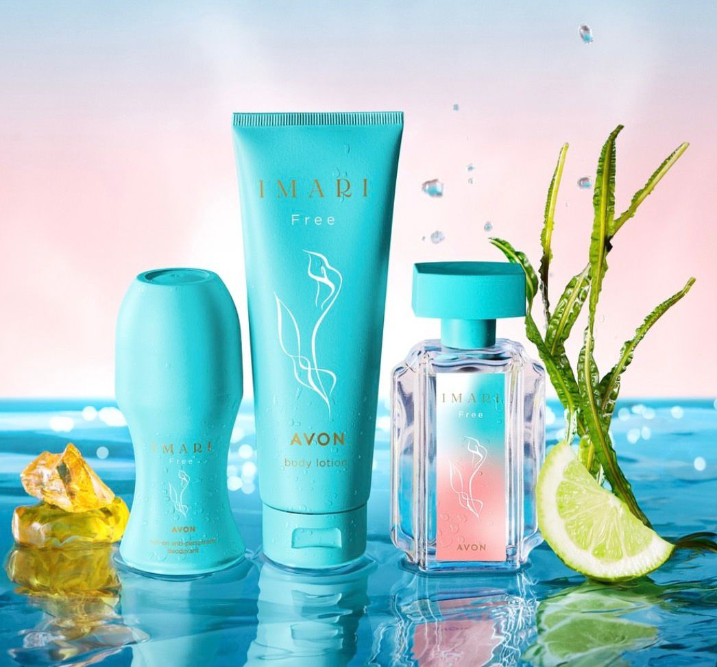 Avon Imari Free Gift Set – Perfume 50ml + Body Lotion 125ml + Roll - On - Avon by Tima